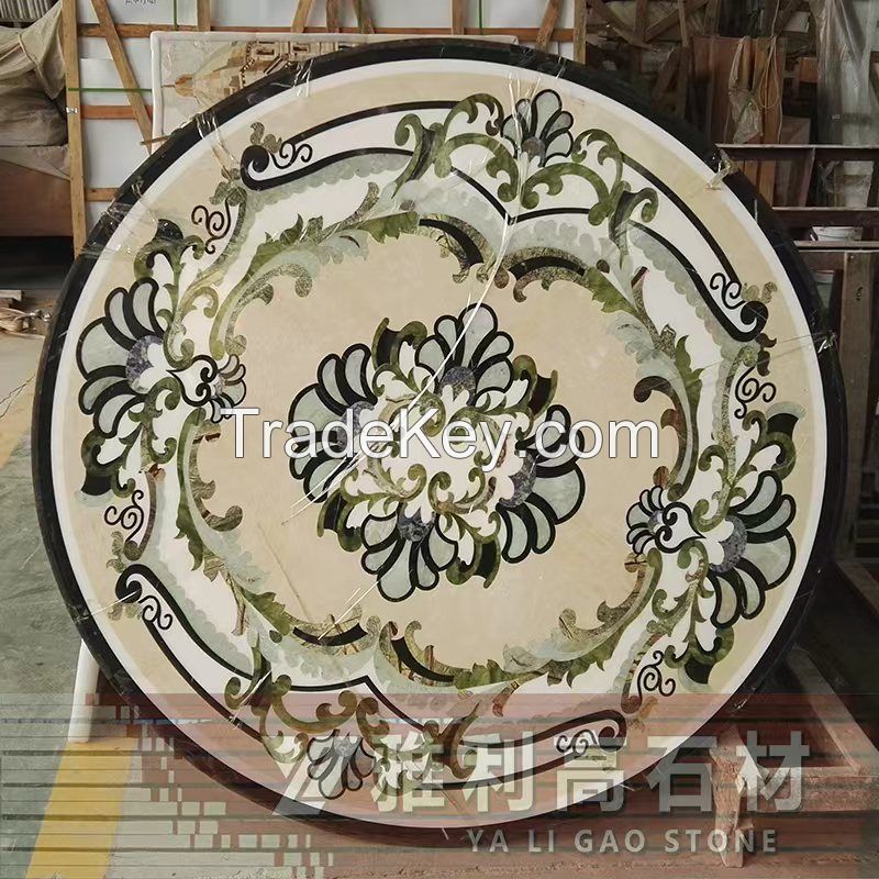 Marble Waterjet Medallion Floor