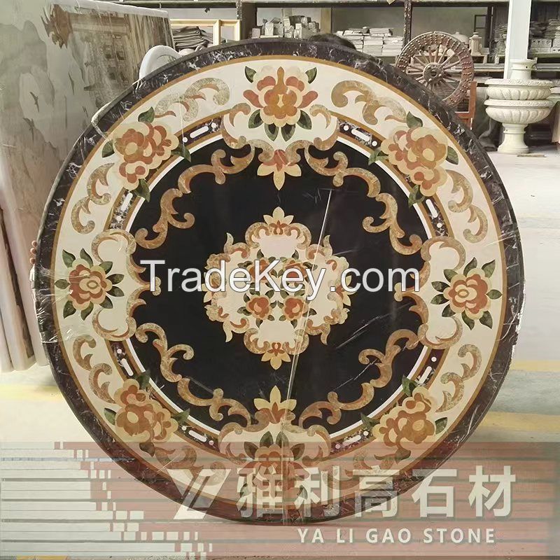 Marble Waterjet Medallion Floor