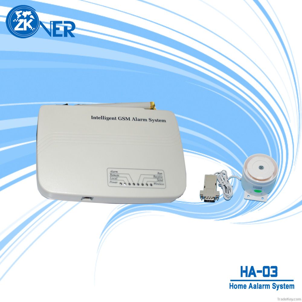 GSM home alarm, home alarm security, HA03