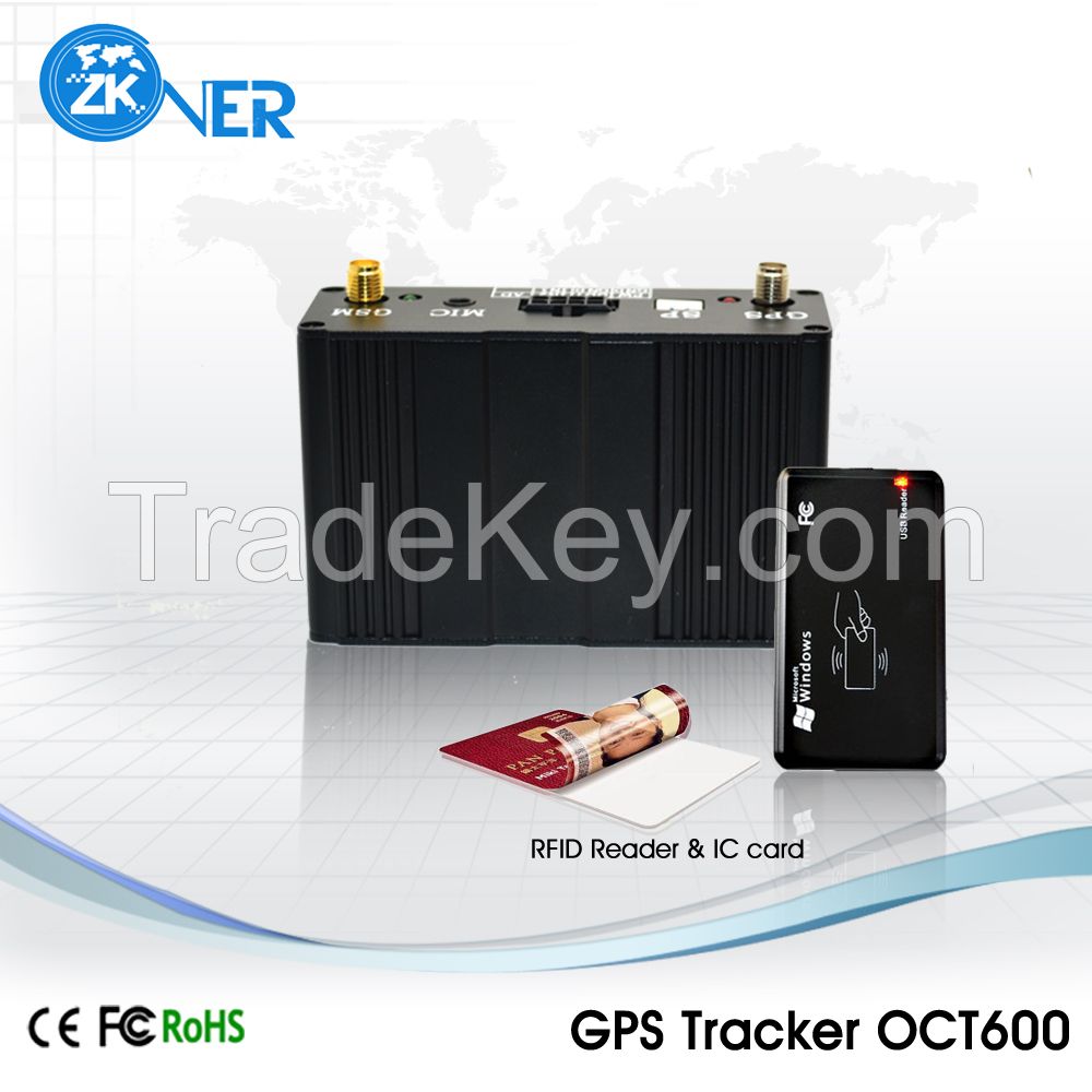 GPS tracker with APP, fuel monitoring, ID report, speed limiter