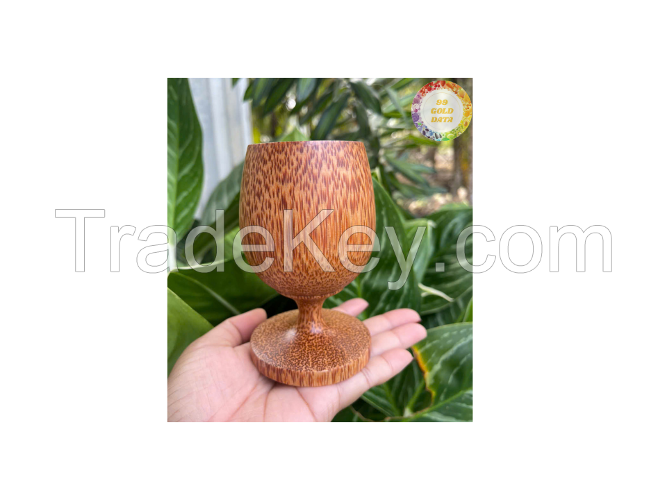 Coconut Wooden tea cup Handmade Natural Coconut Wood Material for Tea Drinking and Kitchenware Supply from Vietnam