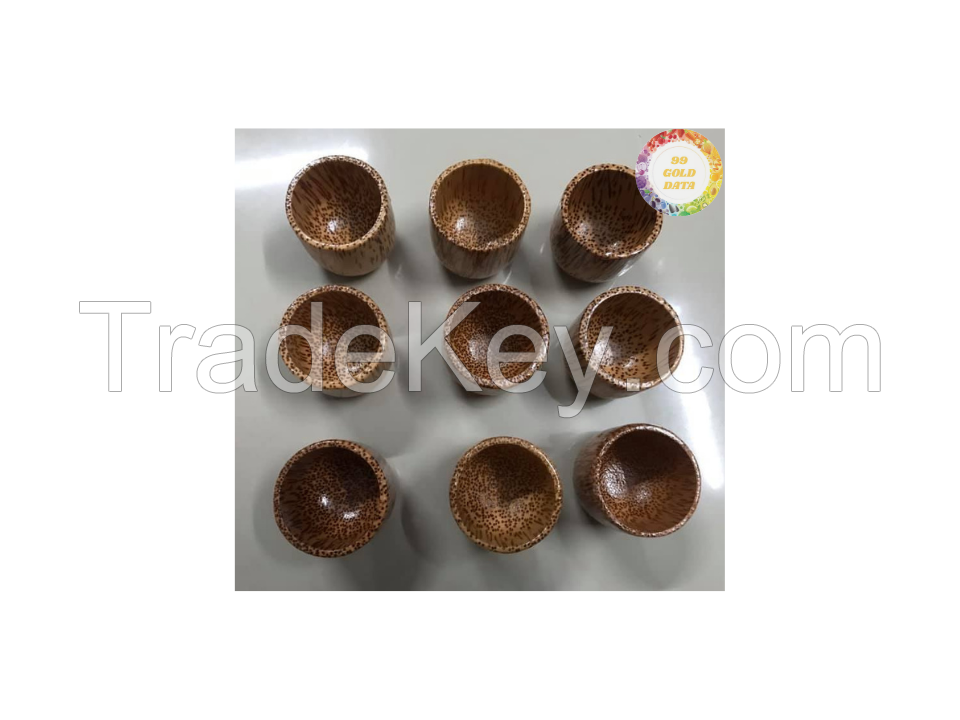 Coconut Wooden tea cup Premium Quality Coconut Shell Crafted for Hotels Restaurants and Tea Serving Vietnam Export
