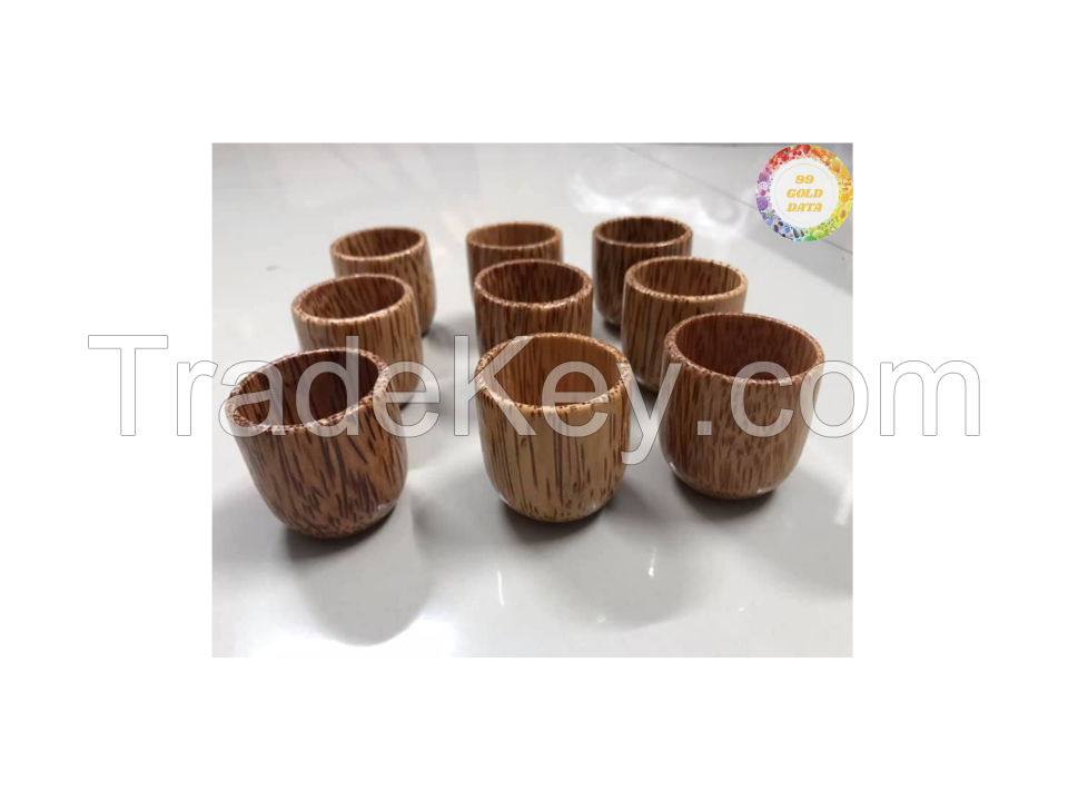 Coconut Wooden tea cup Premium Quality Coconut Shell Crafted for Hotels Restaurants and Tea Serving Vietnam Export