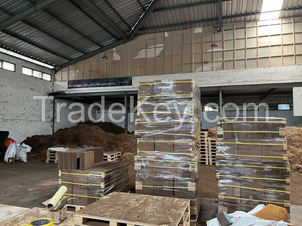 Cocopeat Block High EC - Natural Growing Medium for Agriculture