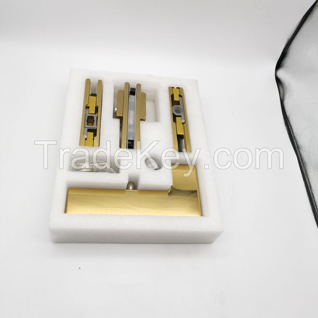 Kensharp Top Overpanel Lock Big L Aluminum Alloy Stainless Steel Square Patch Fitting
