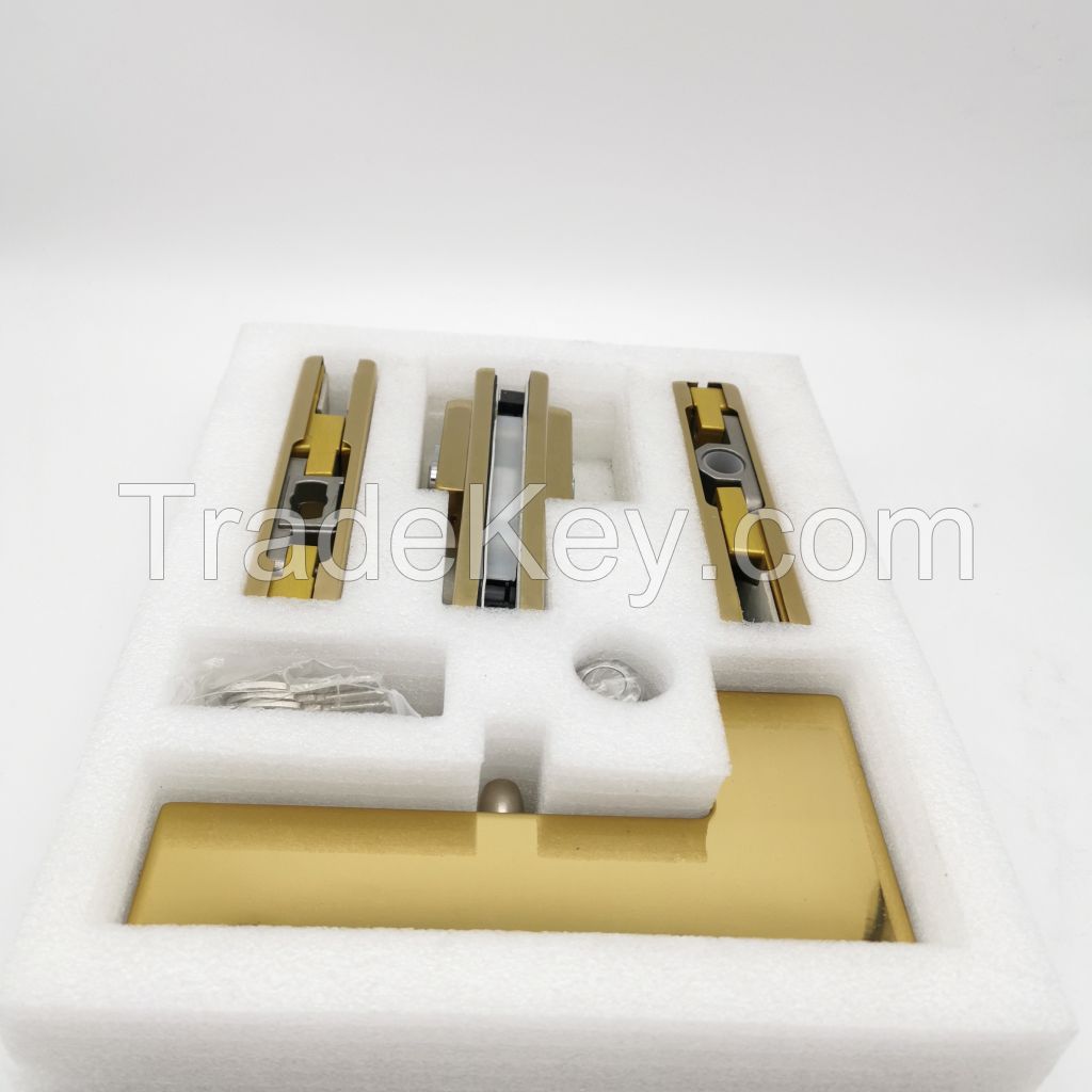 Kensharp Top Overpanel Lock Big L Aluminum Alloy Stainless Steel Square Patch Fitting