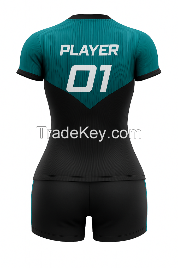 Promotion Custom Quick Dry Soccer Uniform Set Full Set Women Slim Fit pink Soccer Jersey