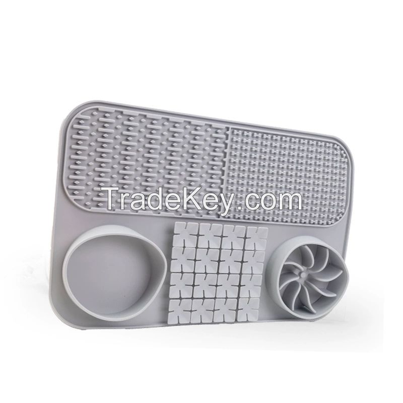 Durable Anti Gulping Dog Slow Feeder Bowl Non-Toxic Slow Feeding Dog Bowl Silicone Slow Feeder Dog Bowls