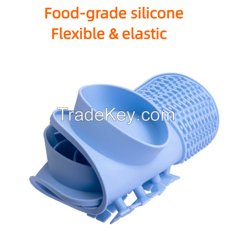 Durable Anti Gulping Dog Slow Feeder Bowl Non-Toxic Slow Feeding Dog Bowl Silicone Slow Feeder Dog Bowls