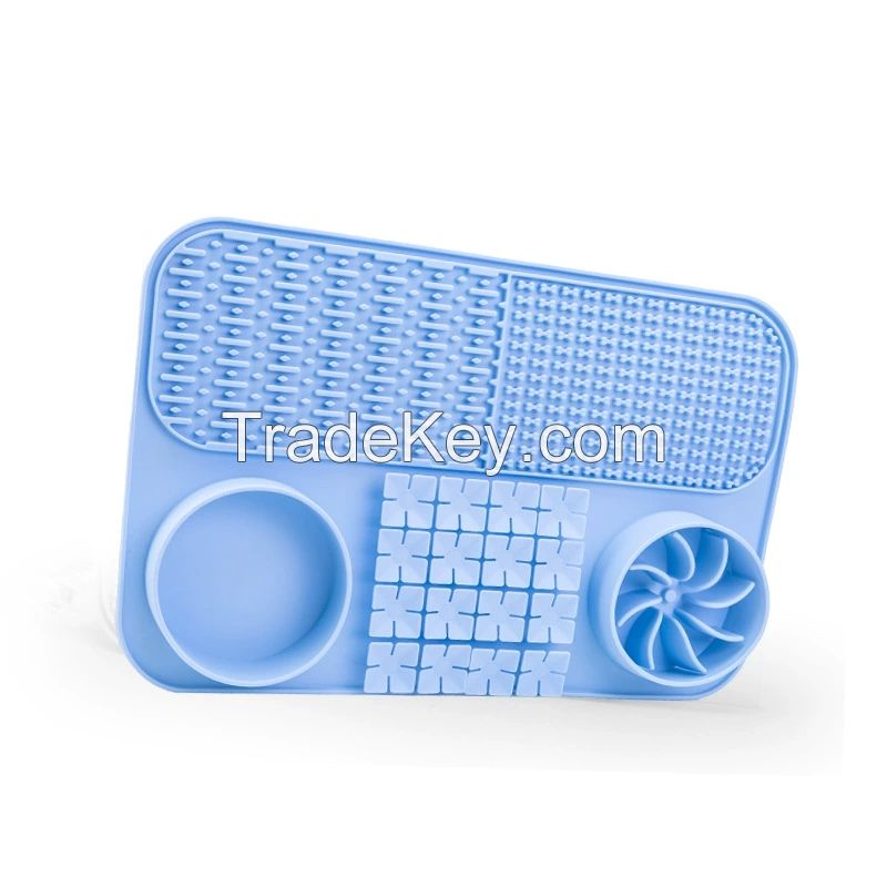 Durable Anti Gulping Dog Slow Feeder Bowl Non-Toxic Slow Feeding Dog Bowl Silicone Slow Feeder Dog Bowls