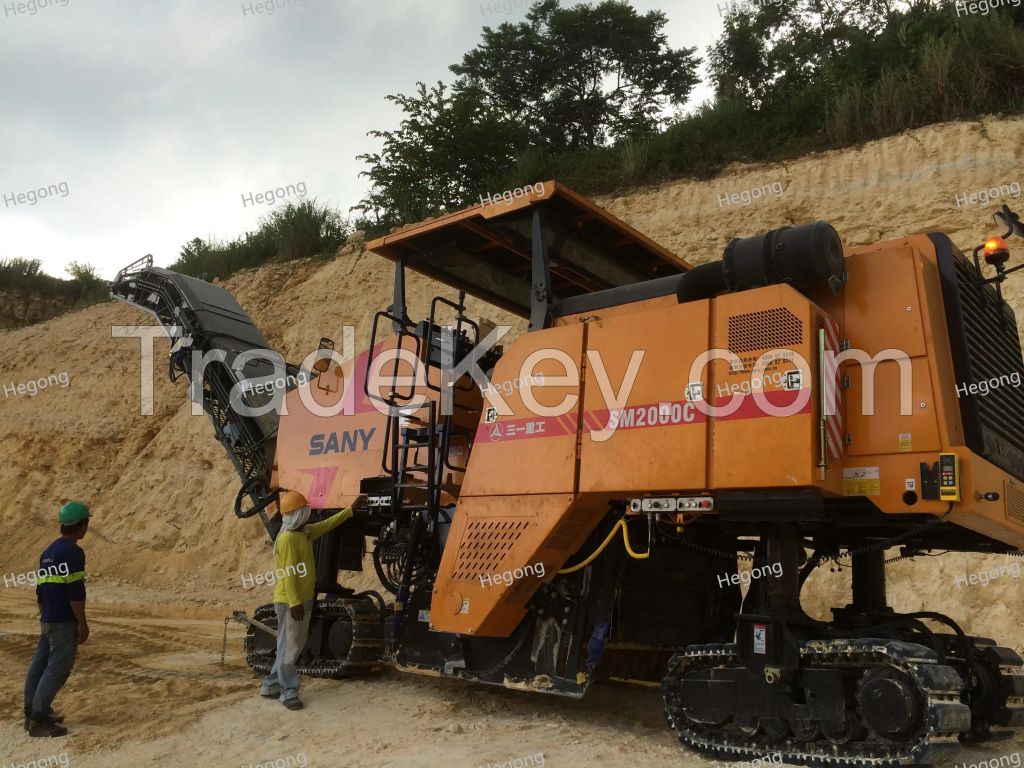 Road Miller SCM1000C-8S 1000mm Max Milling Width Asphalt Pavement Milling Planer