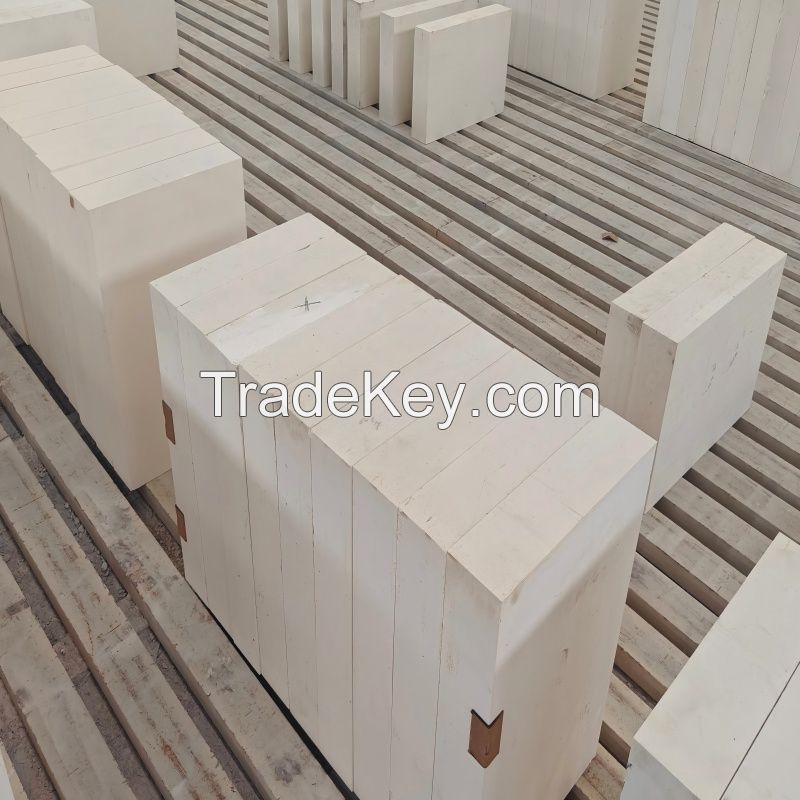 Glass Kiln Refractory Bricks Azs refractory bricks Azs Bricks Refractory Azs Fused Cast Azs Bricks 33# 36# 41#