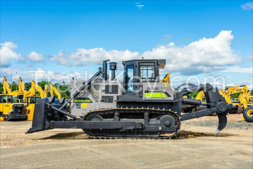 Bulldozer ZD340G Diesel Hydraulic Drive Undercarriage Operating Weight 35500Kg Engine Power Output 269 Kw U Blade
