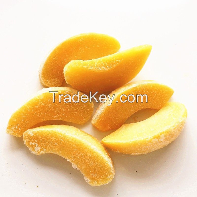 Frozen IQF Peach Slices Diced Halves Vietnam Bulk Supply