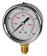 liquid filled pressure gauge