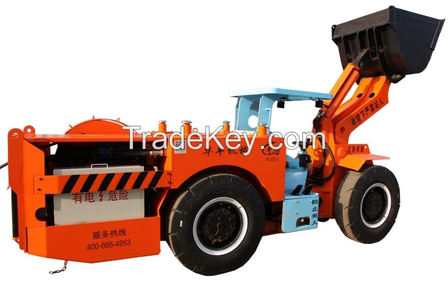 electric and diesel-powered earth-moving machinery
