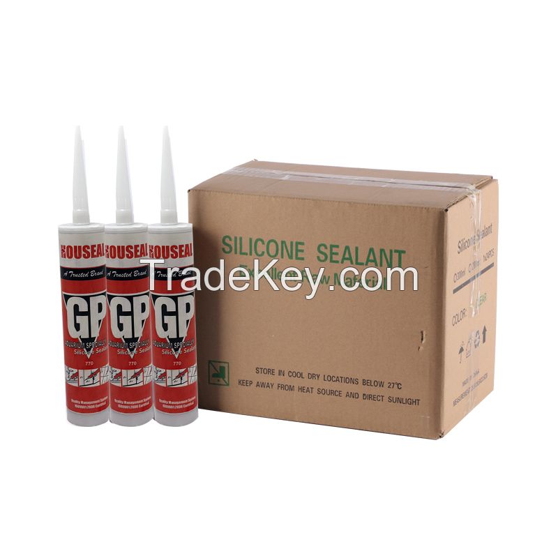 Waterproof Silicone Sealant for Kitchen and Bathroom Sanitary Sealing
