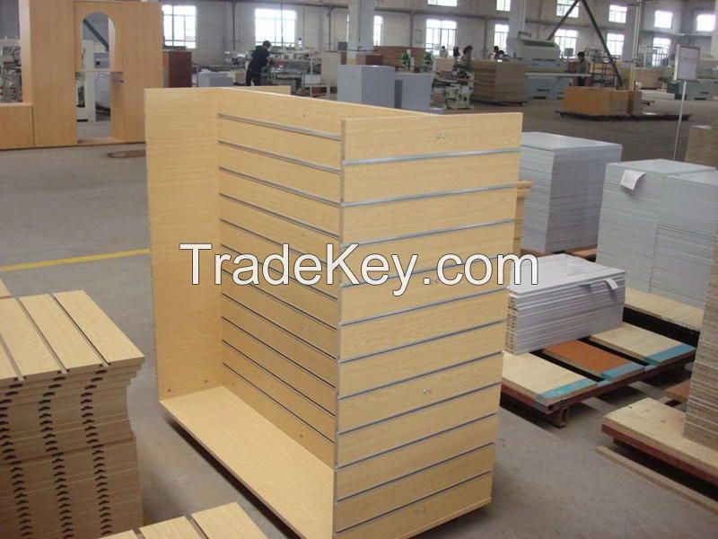 melamine Slotted MDF board