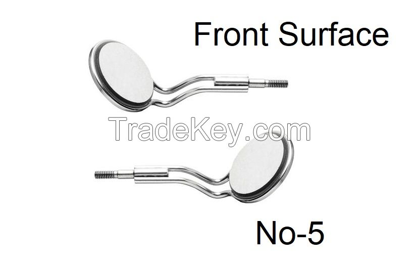 Dental Rhodium Double Sided Mouth Mirror No-5 without Handle Dental Surgical Instrument