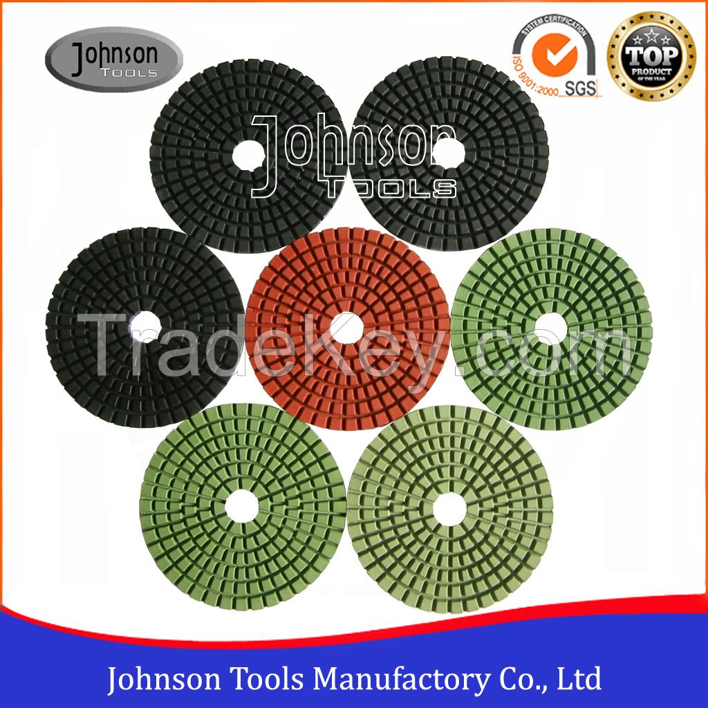 75mm-180mm Wet Diamond Polishing Pads for Polishing Floor or Stone