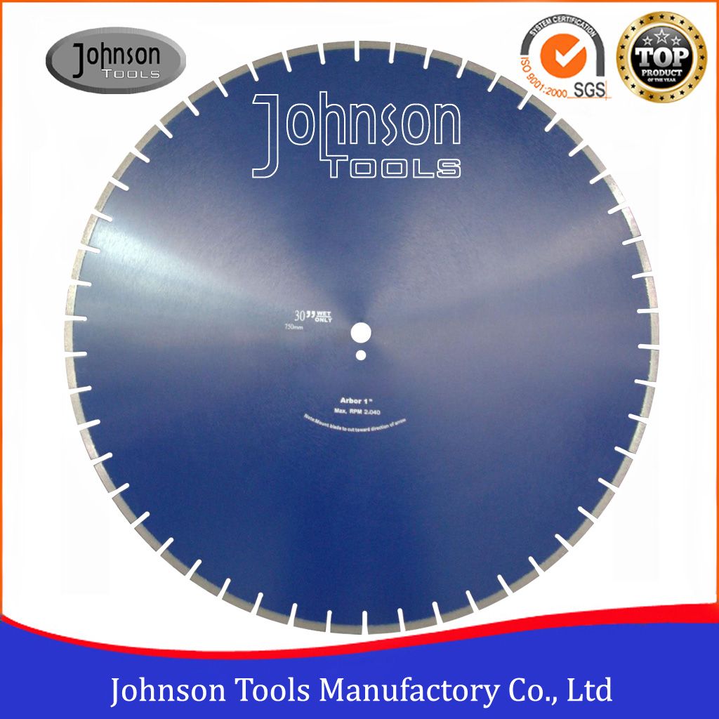 760mm Wall Saw Blades for Highly Reinforced Concrete Walls cutting