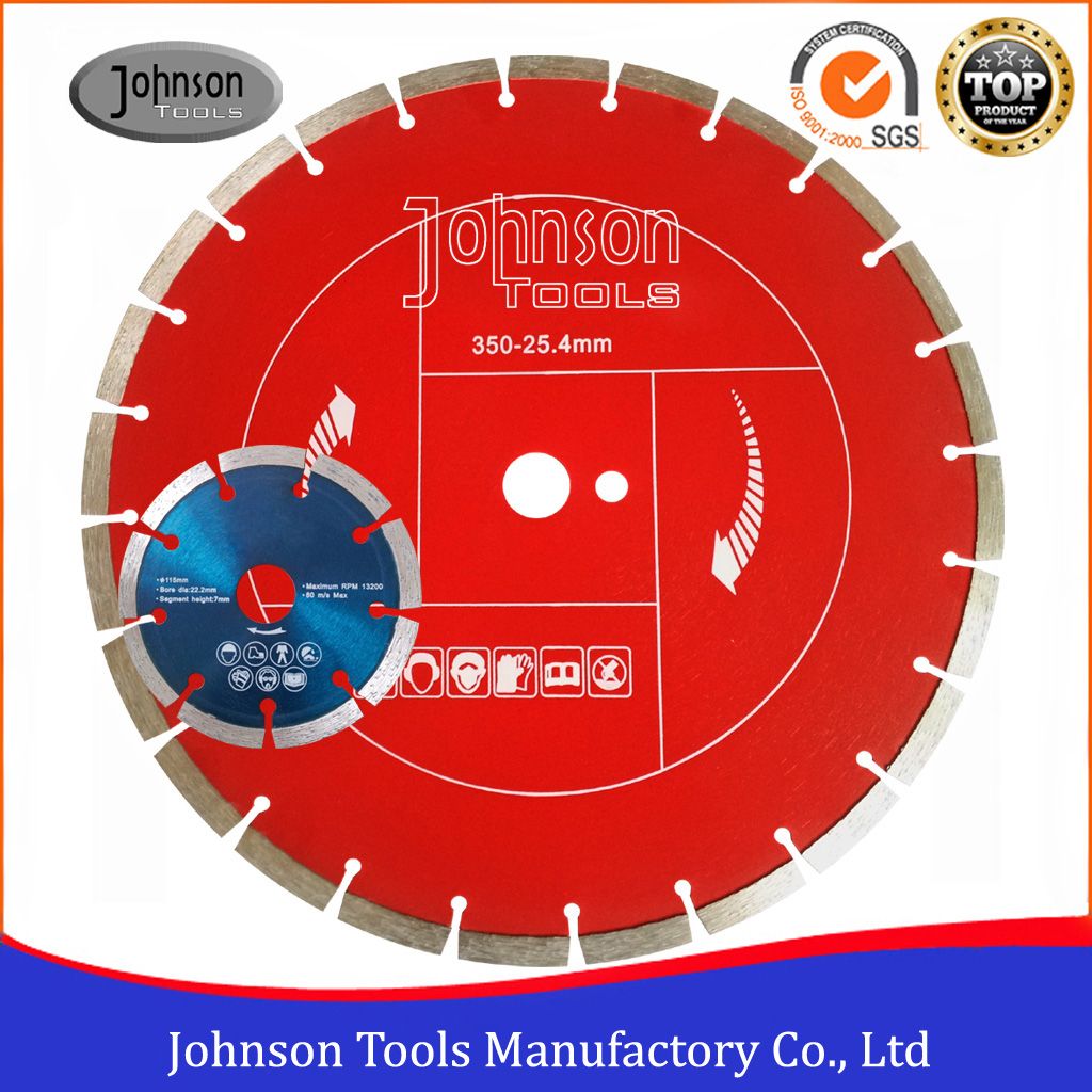 105-350mm Sintered Saw Blade Cutting Concrete