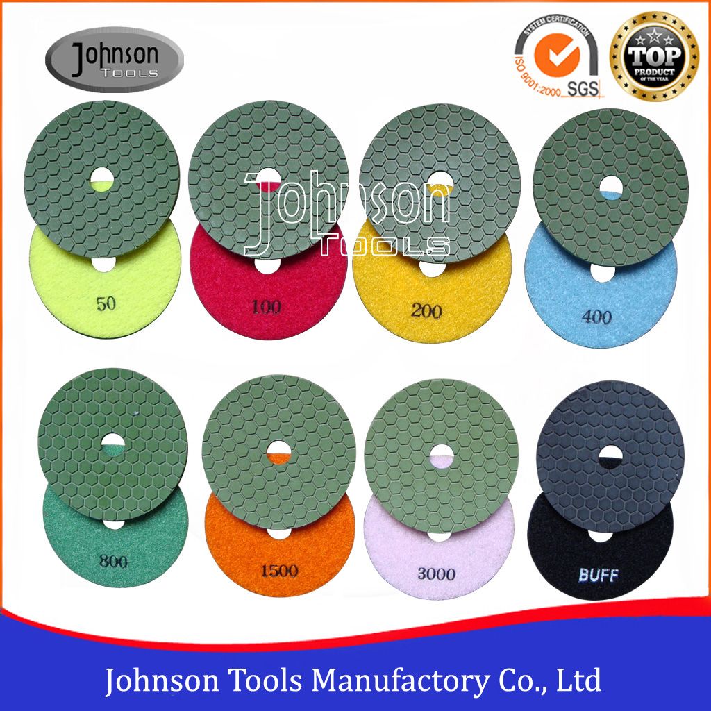 75mm-180mm Dry Diamond Polishing Pads