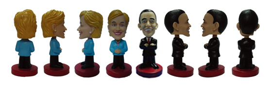 American President Candidates Plastic bobble-Head Figure