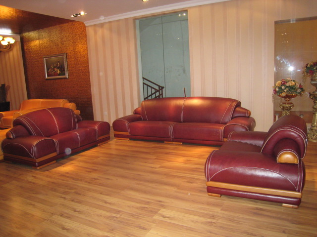 leather sofa