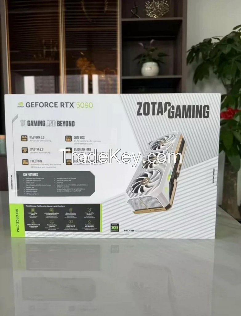 Zotac Geforce_rtx 5090 Solid Oc 32gb Gddr7 Graphic Card White
