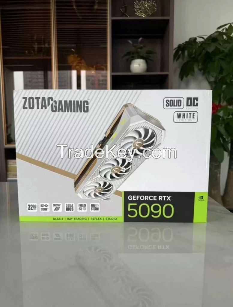 Zotac Geforce_rtx 5090 Solid Oc 32gb Gddr7 Graphic Card White