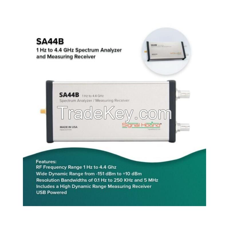 Signal Hound  SA44B SA124B 100 kHz to 12.4 GHz Spectrum Analyzer