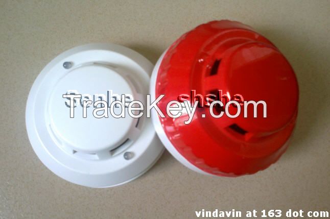 2wired,4wired network Potoelectric smoke detector alarm with realy output
