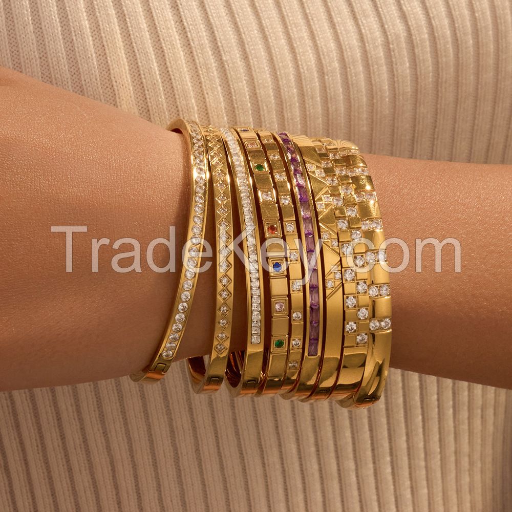 wholesale stainless steel bangles for women