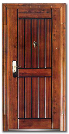 steel heat-transfer security door