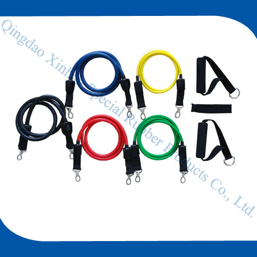 8 items latex resistance band wholesale and retail