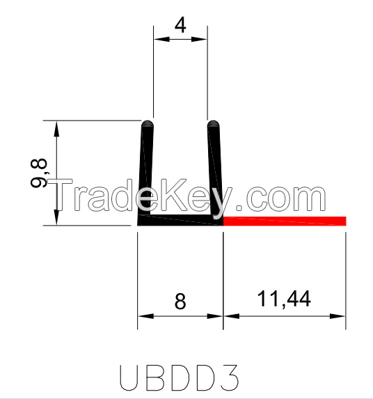 weather seal strip , glass door seal , window seal