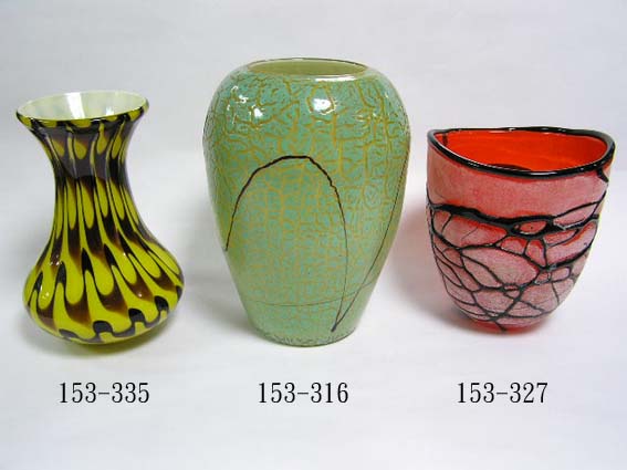 Hand Blown Glass Vases