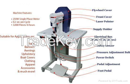 Semi-automatic Button Attaching Machine