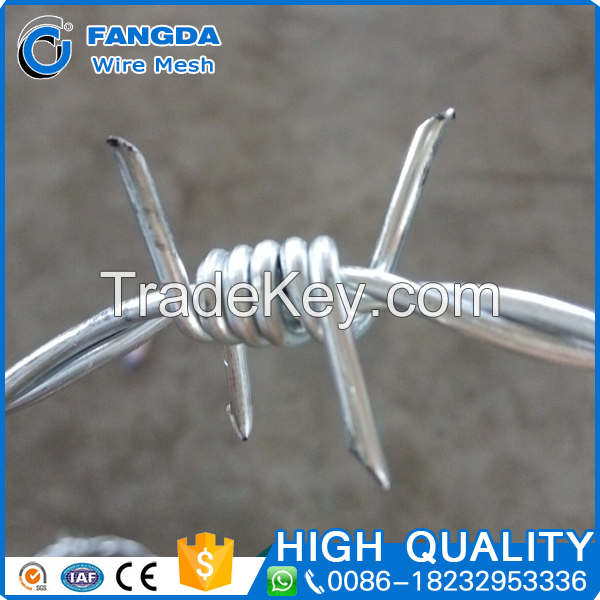 Barbed Wire Galvanized PVC Coat 14*16