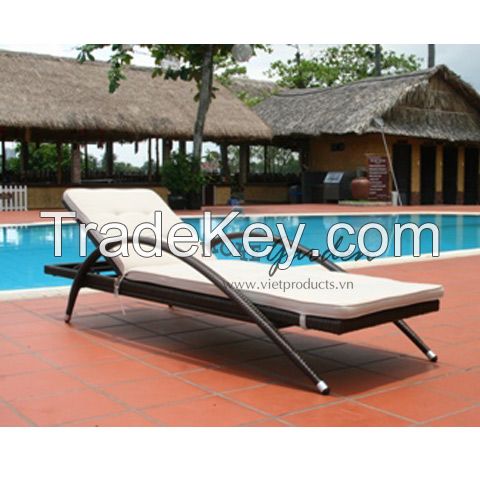 Orbit Sun Lounger - Flat wicker 7mm