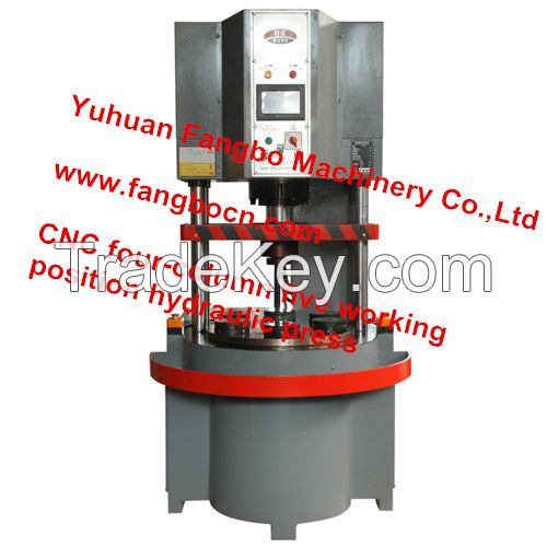 High-precision multi-station 4-column hydraulic machine