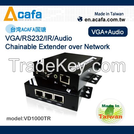 VD1000TR VGA Audio Extender over Network and Chainable splitter