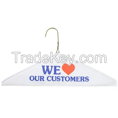 Wholesale 16inch Laundry Hanger Caped Hanger Wire Clothes Hangers