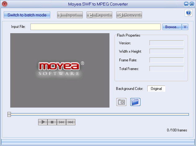 Moyea SWF to MPEG Converter