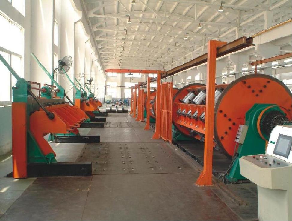 rigid frame stranding machinery