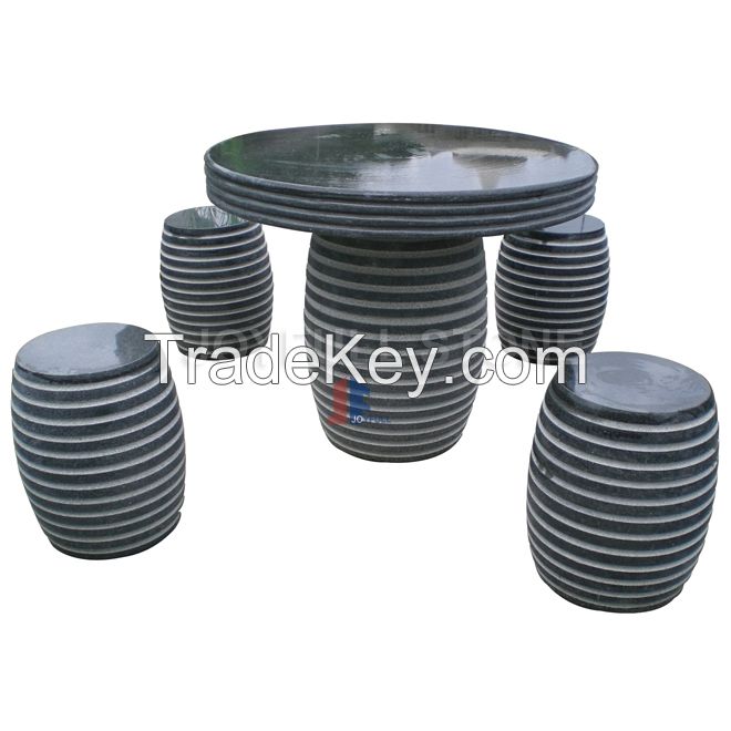 Stone Garden Furniture, granite table set