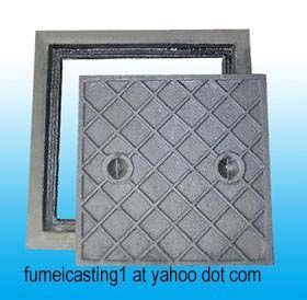 square ductile iron manhole cover