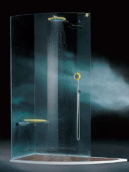 walk in shower enclosure