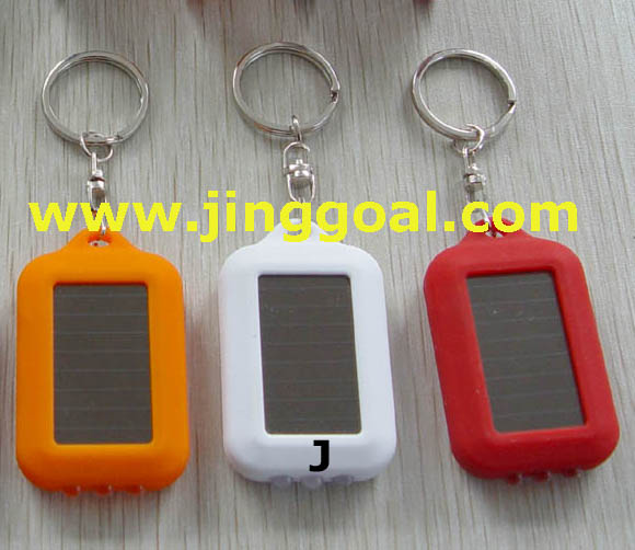 Solar keychain light